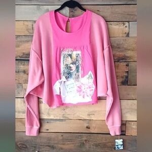 Pink Graphic Women's Top